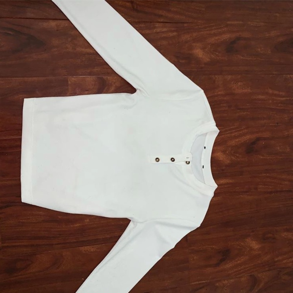 Forever 21 White long sleeve shirt